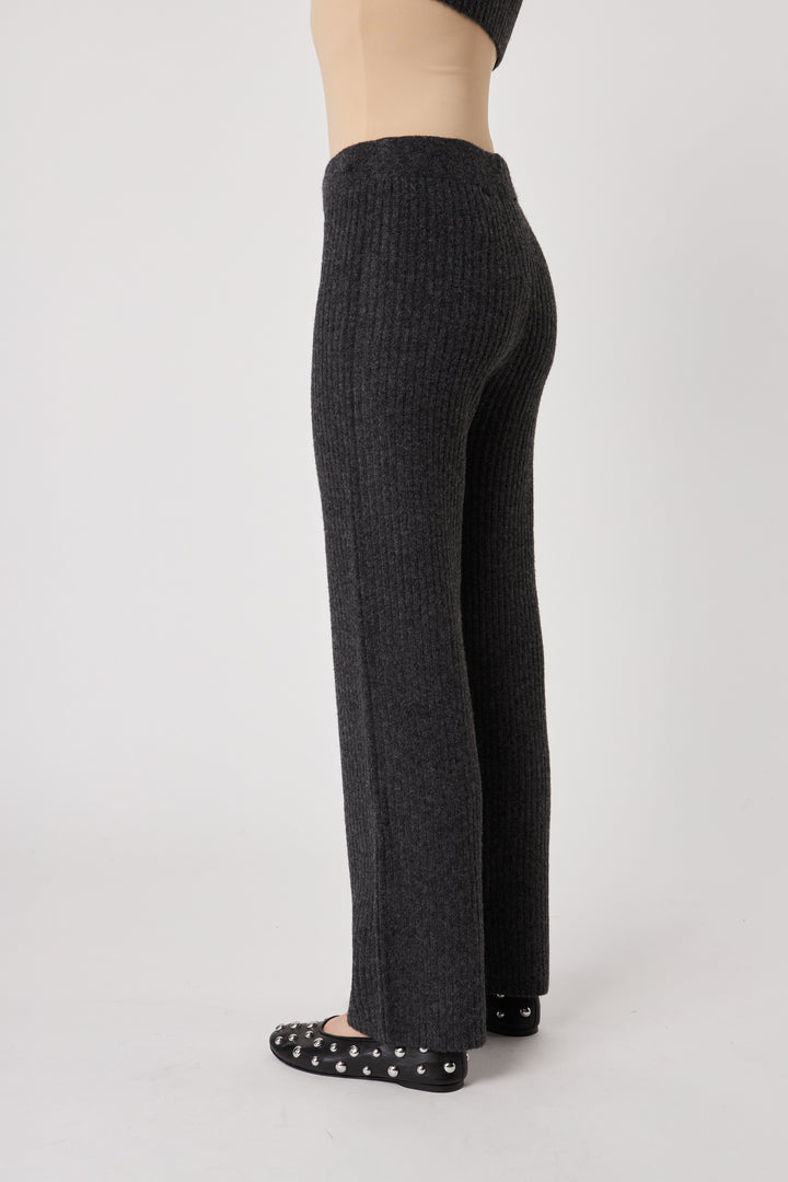 TOBY RIBBED KNIT PANT - JOHN+JENN
