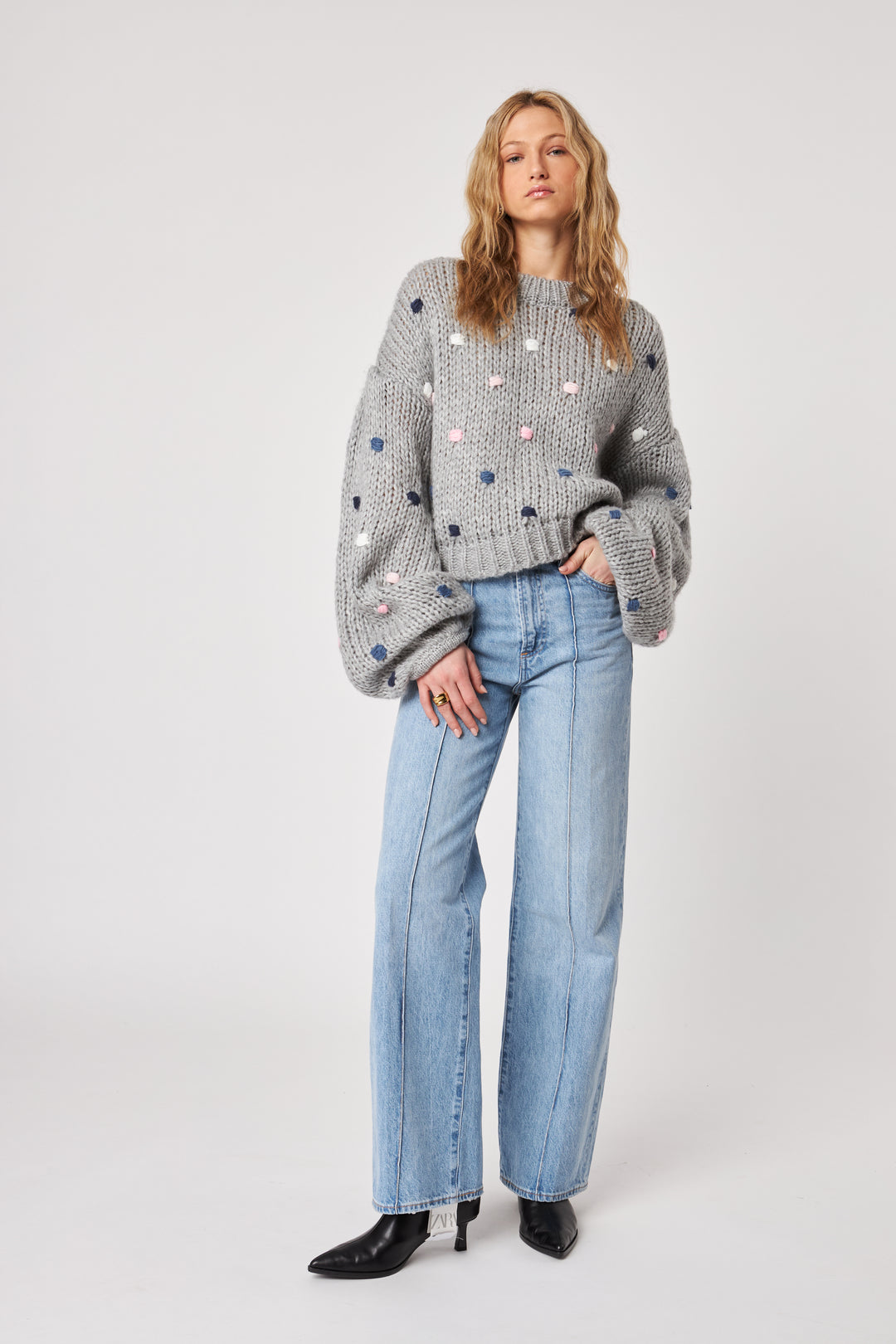 GREYSON OVERSIZED SWEATER - JOHN+JENN