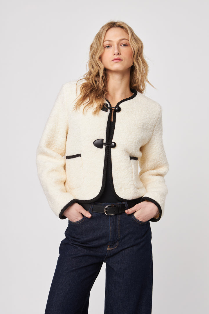DEVIN SWEATER JACKET - JOHN+JENN