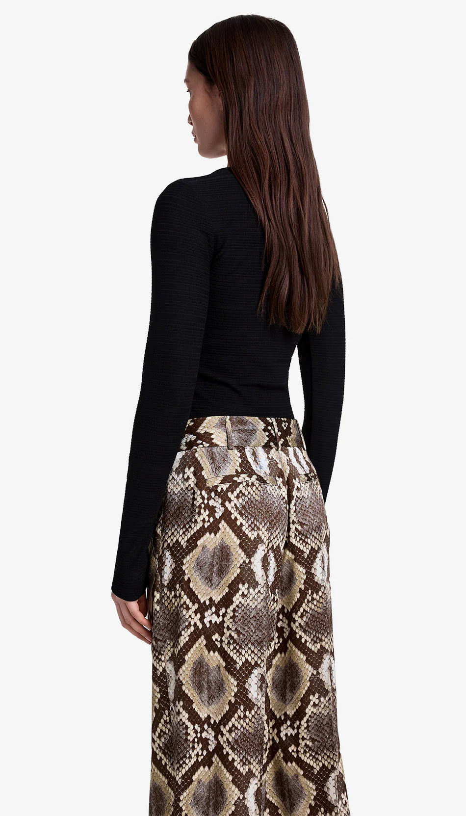 RUCHED KNIT TOP - SMYTHE