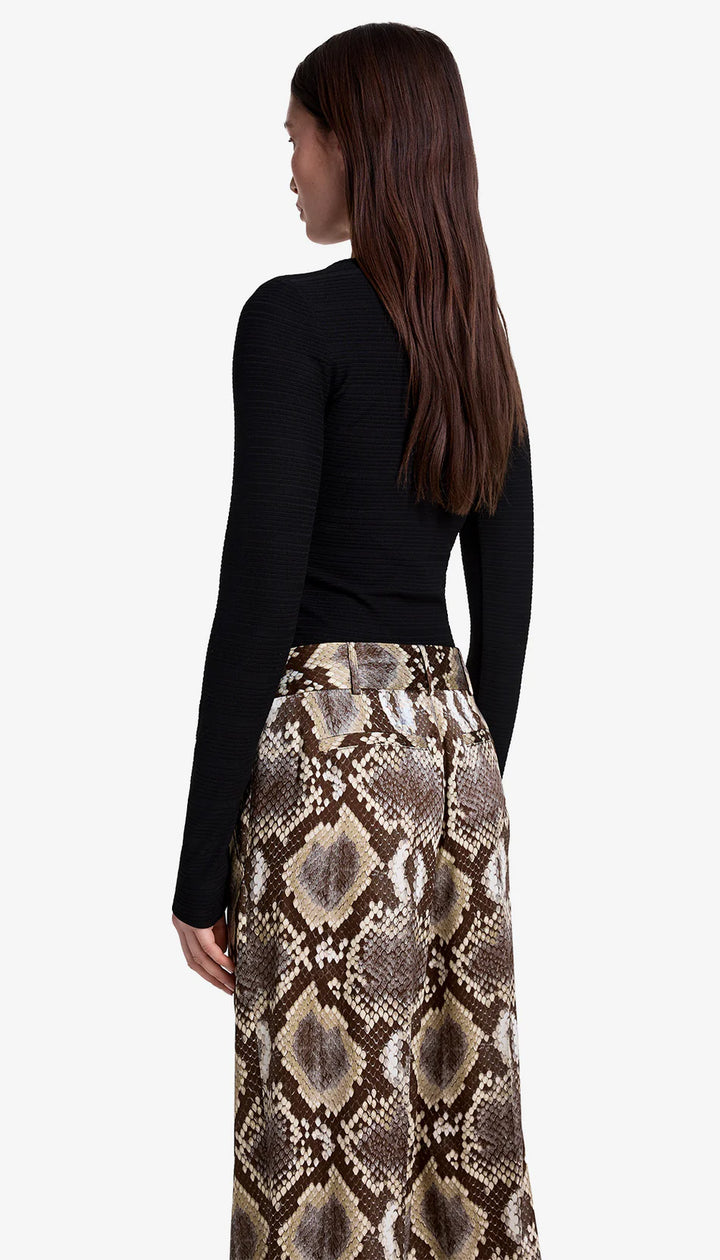 RUCHED KNIT TOP - SMYTHE
