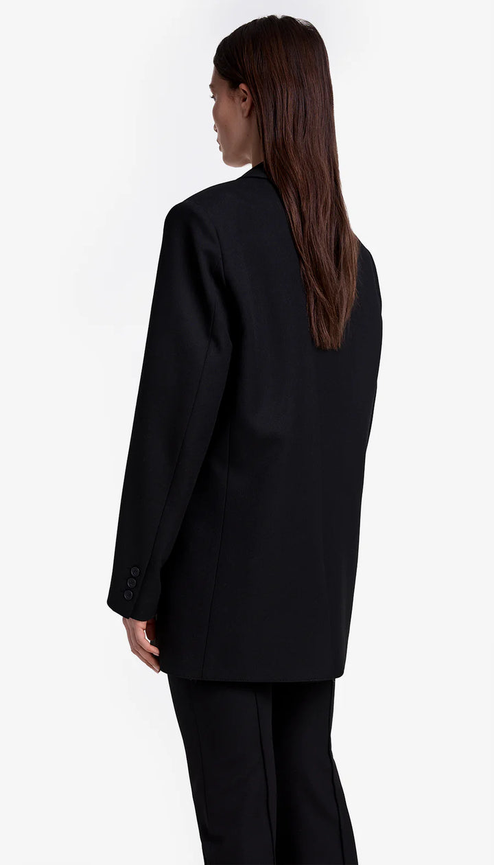PEAKED LAPEL TUX BLAZER (BLACK) - SMYTHE