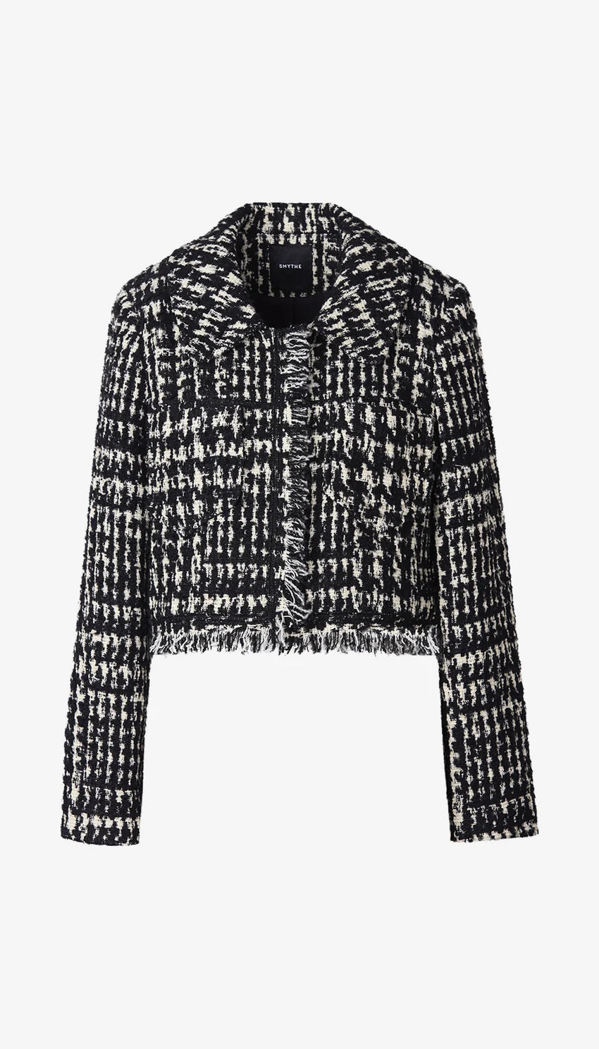 LONG SLEEVE MINI JACKET (BLACK/WHITE) - SMYTHE