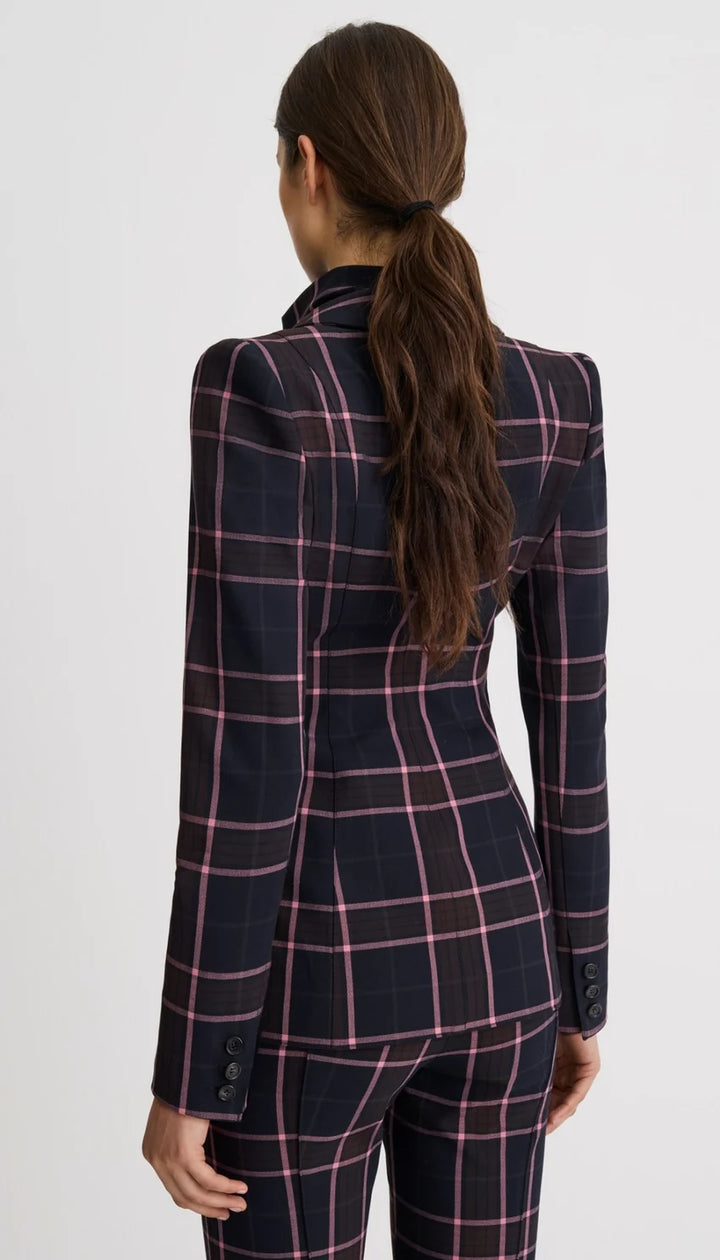 HOURGLASS BLAZER (NAVY MULTI) - SMYTHE
