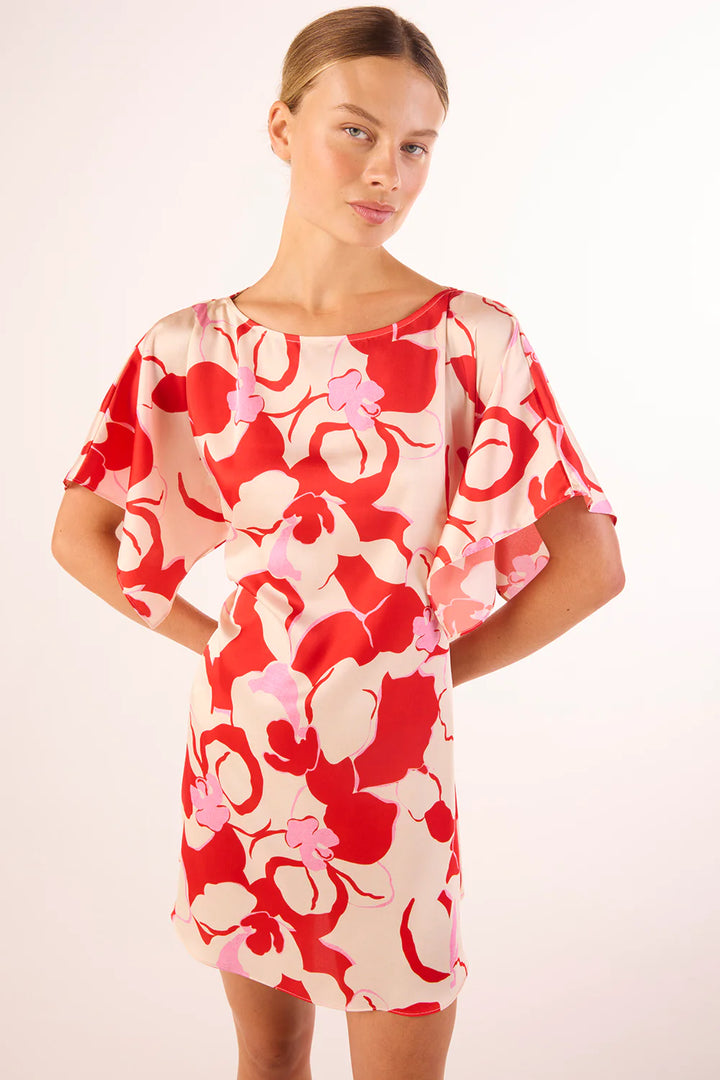 ALEKA DRESS (ABSTRACT ORCHID) - MISA