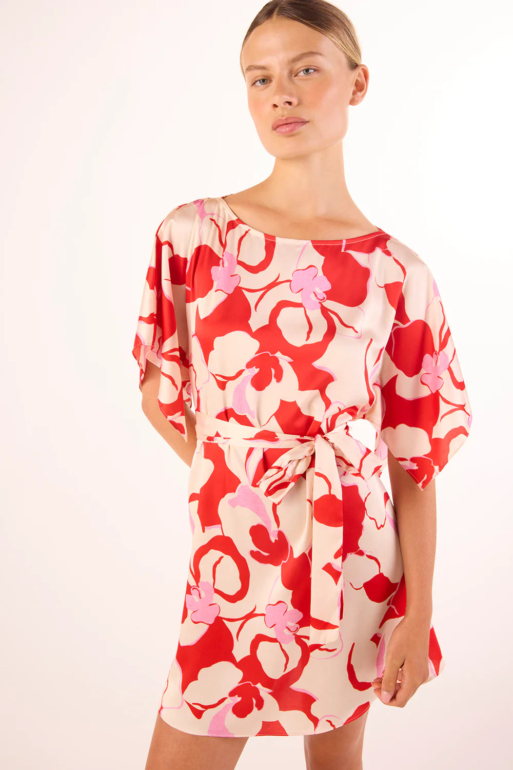 ALEKA DRESS (ABSTRACT ORCHID) - MISA