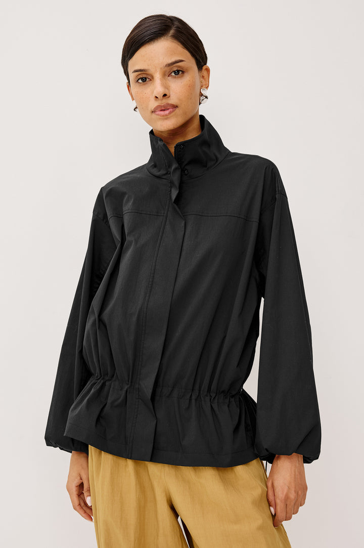 FELIX CINCHED JACKET (BLACK) - RAILS
