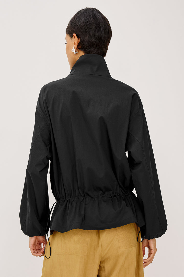 FELIX CINCHED JACKET (BLACK) - RAILS