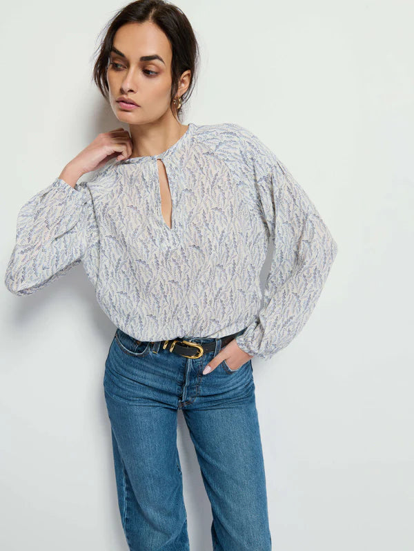 FLORENCE BLOUSE (FLORAL VINES) - NATION