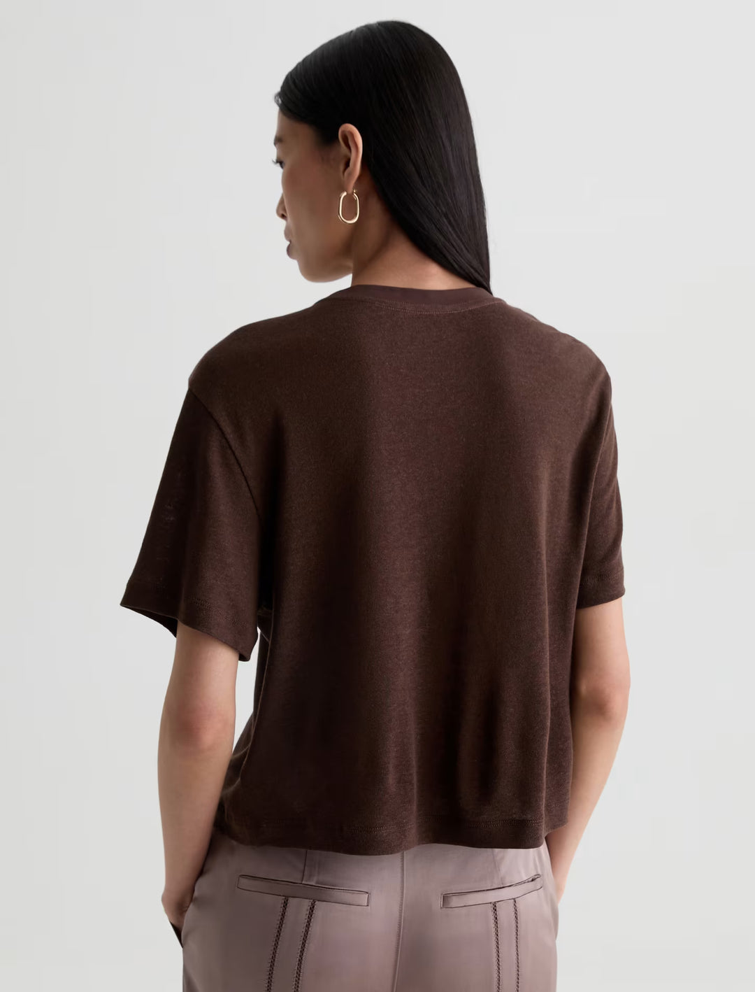 CHARLI COMFORT TEE (OAK BARREL) - A.G. DENIM