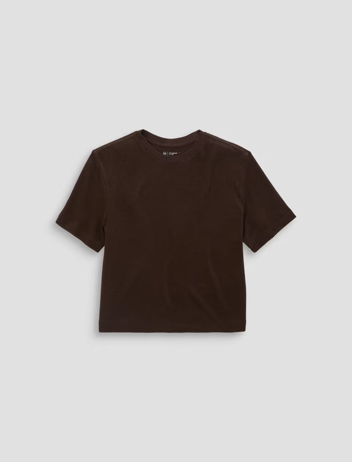 CHARLI COMFORT TEE (OAK BARREL) - A.G. DENIM