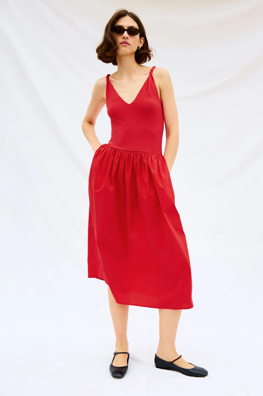 FRANCA DRESS (CHERRY) - RAILS