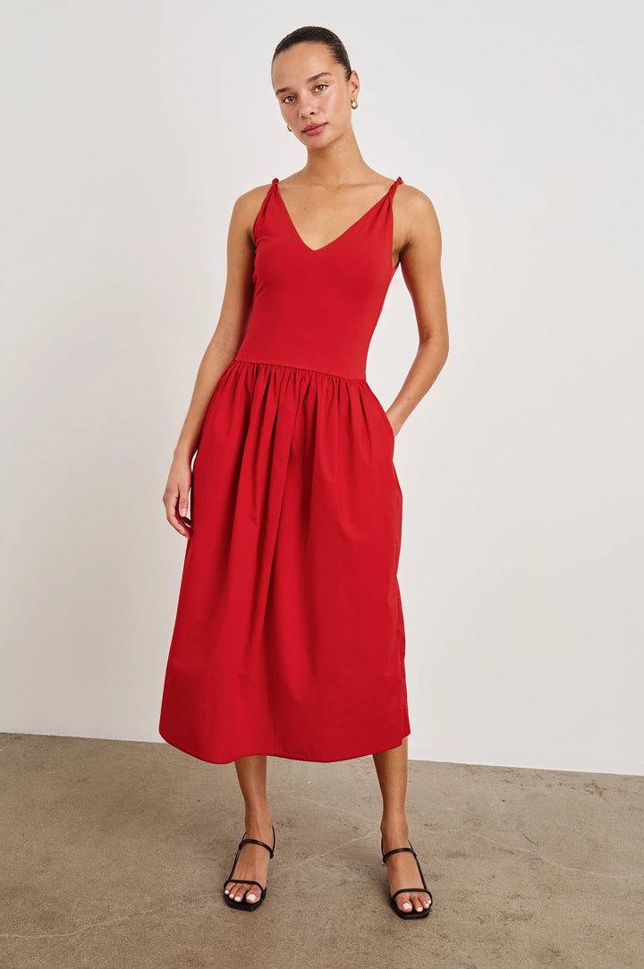 FRANCA DRESS (CHERRY) - RAILS