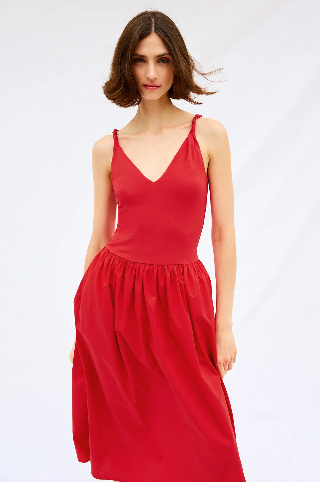 FRANCA DRESS (CHERRY) - RAILS