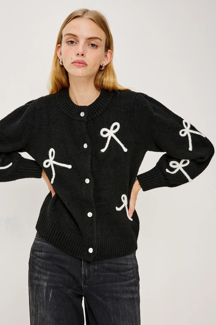 FRANCESCA CARDIGAN (BLACK IVORY) - RAILS