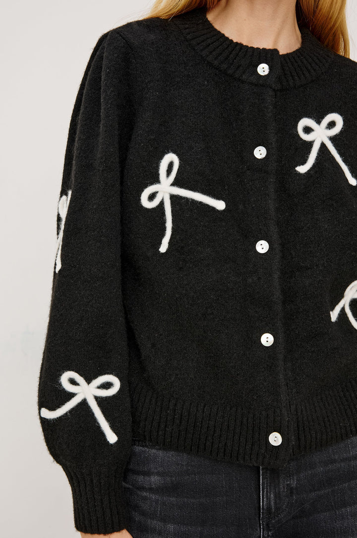 FRANCESCA CARDIGAN (BLACK IVORY) - RAILS