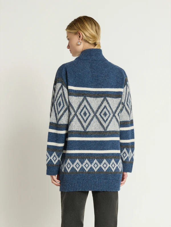FRANKLYN FAIR ISLE CARDIGAN - NATION