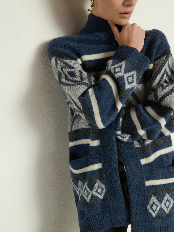 FRANKLYN FAIR ISLE CARDIGAN - NATION