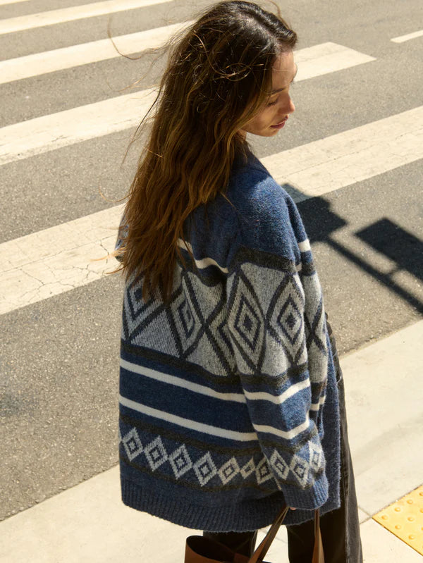 FRANKLYN FAIR ISLE CARDIGAN - NATION
