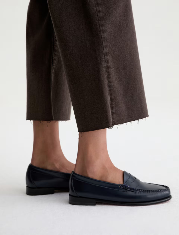 SAIGE WIDE LEG CROP (SULFUR BURNT UMBER) - A.G. DENIM