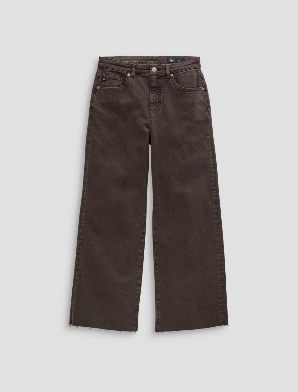 SAIGE WIDE LEG CROP (SULFUR BURNT UMBER) - A.G. DENIM