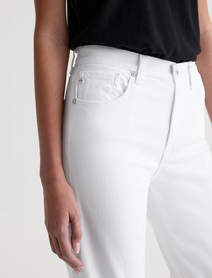 BRINLEY CROP (WHITE) - A.G. DENIM