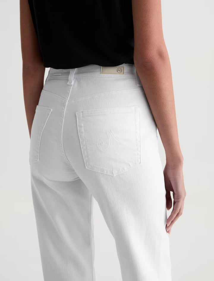 BRINLEY CROP (WHITE) - A.G. DENIM