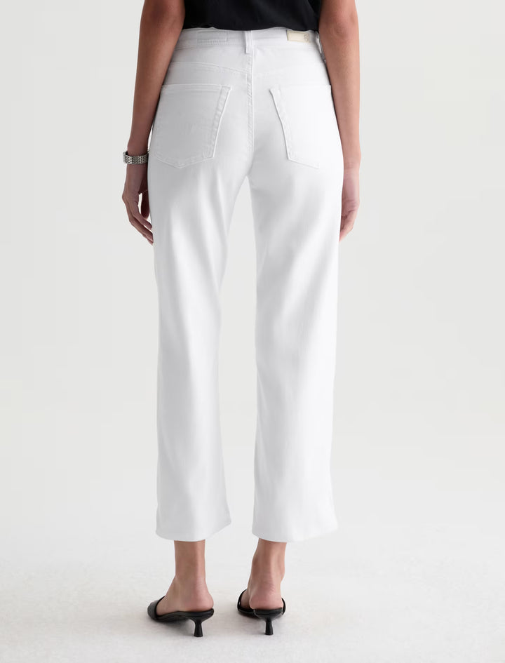 BRINLEY CROP (WHITE) - A.G. DENIM