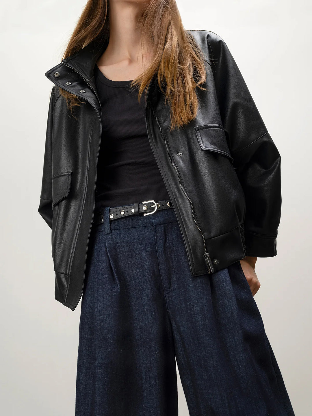 ALANA LEATHER JACKET (BLACK) - SANCTUARY