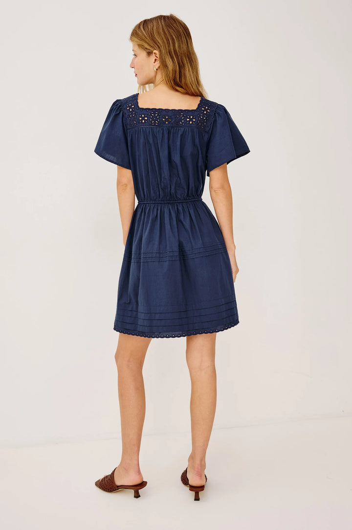 GALE DRESS (NAVY) - RAILS