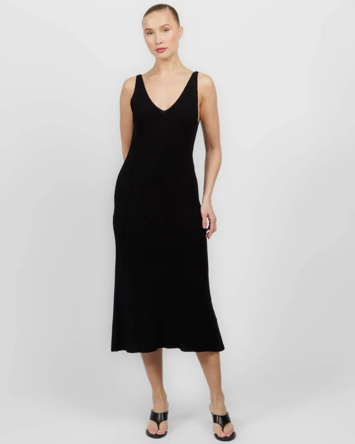 GAURA DRESS (MIDNIGHT BLACK) - NEW SOCIETY
