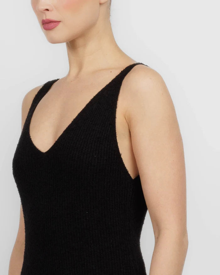 GAURA DRESS (MIDNIGHT BLACK) - NEW SOCIETY