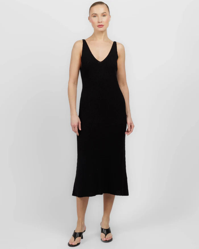 GAURA DRESS (MIDNIGHT BLACK) - NEW SOCIETY