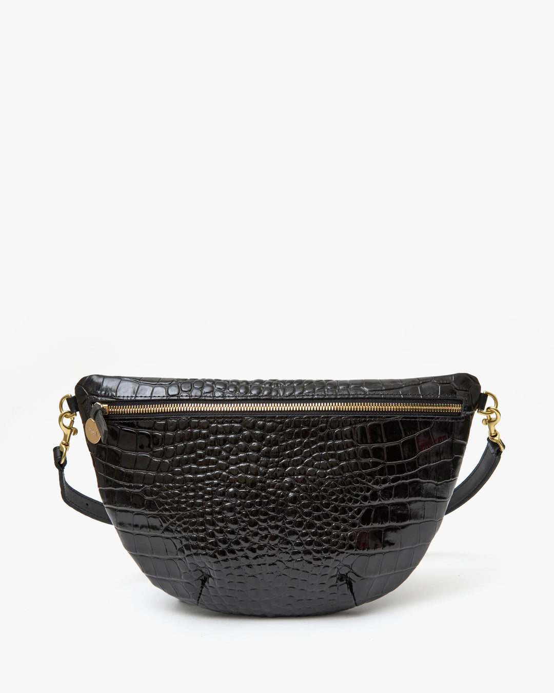 GRANDE FANNY (BLACK CROCO) - CLARE V.