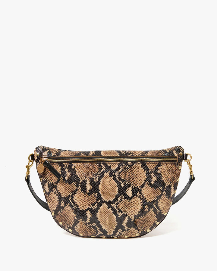 GRANDE FANNY (DESERT SNAKE W/PIPING & STUDS) - CLARE V.