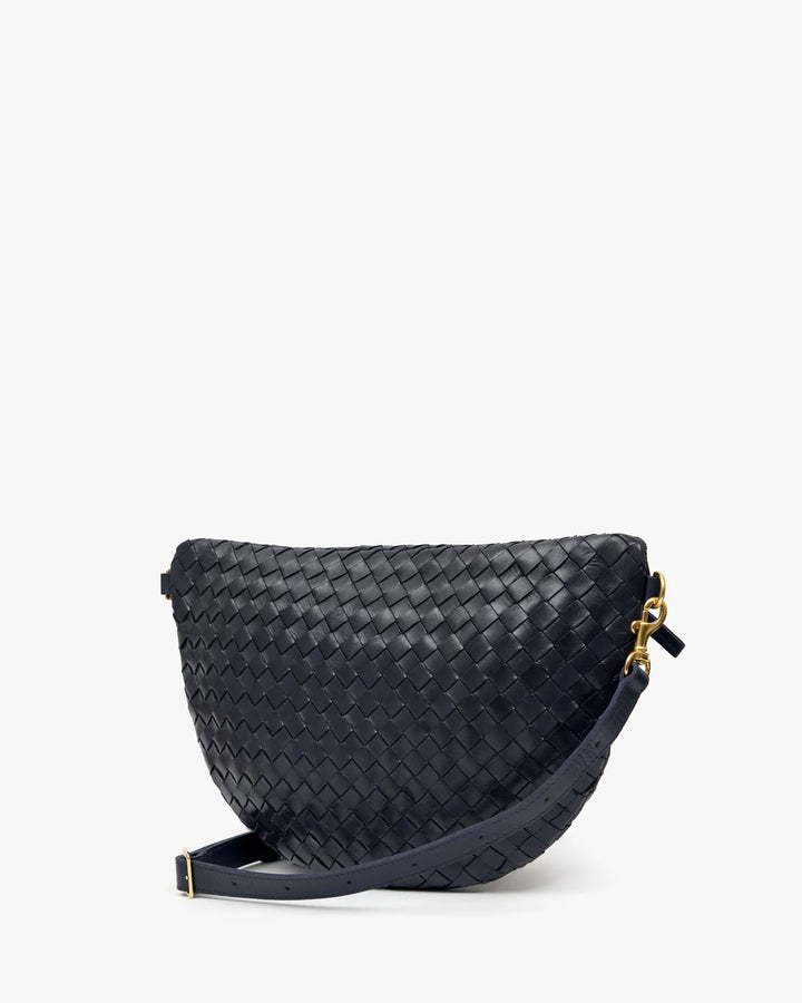 GRANDE FANNY (TWILIGHT MEDIUM WOVEN DIAGONAL) - CLARE V.