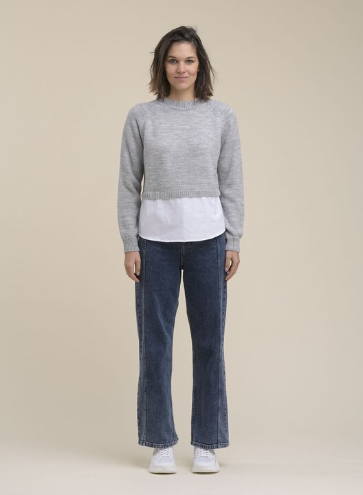 ULRICH SWEATER WITH SHIRT - HUMILITY
