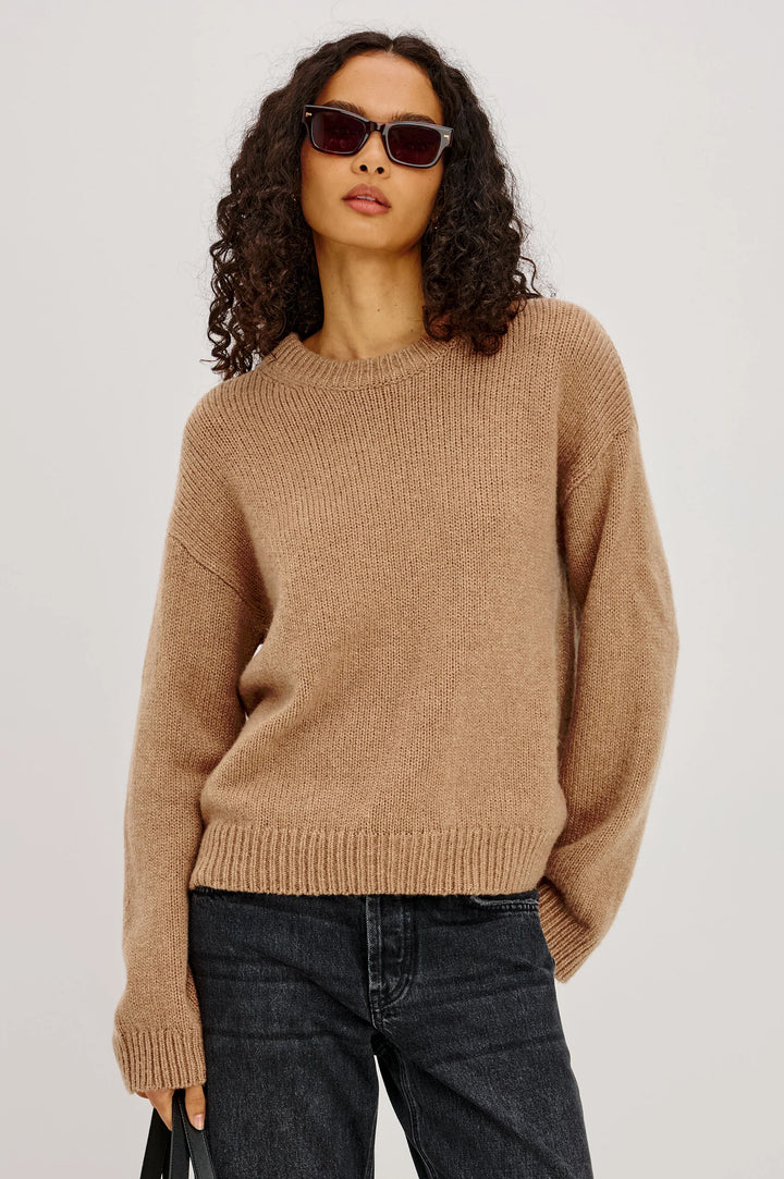 HELLY SWEATER (HEATHER CAMEL) - RAILS
