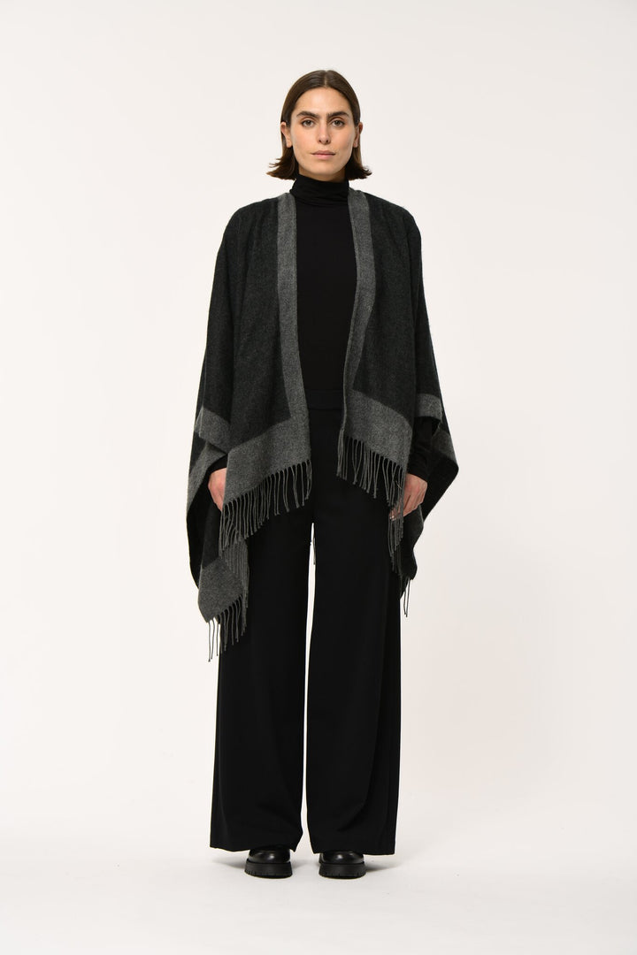 KOSOYA SHAWL WITH FRINGE - HUMILITY