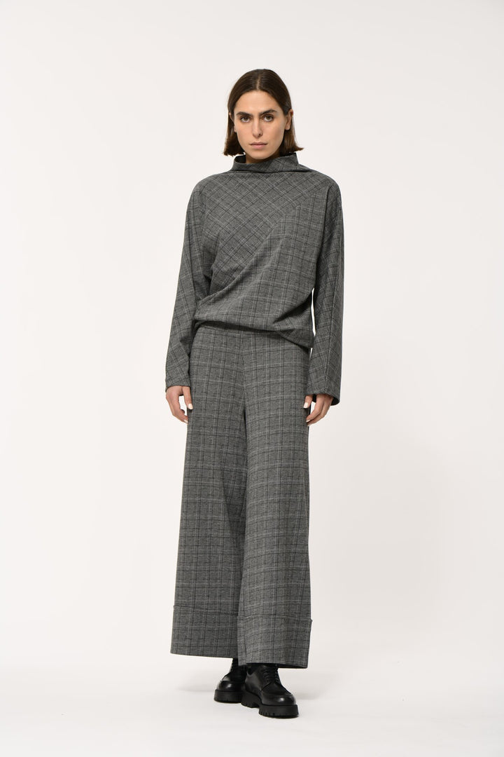 SOPHUM WIDE LEG CUFFED PANT - HUMILITY