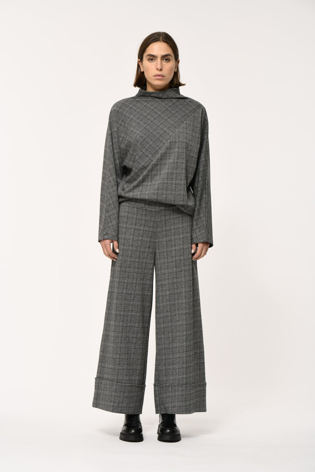 SOPHUM WIDE LEG CUFFED PANT - HUMILITY