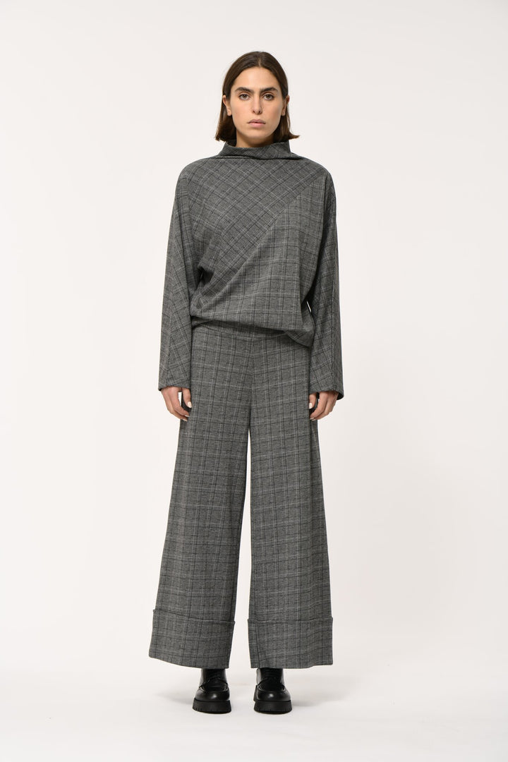 SOPHUM WIDE LEG CUFFED PANT - HUMILITY