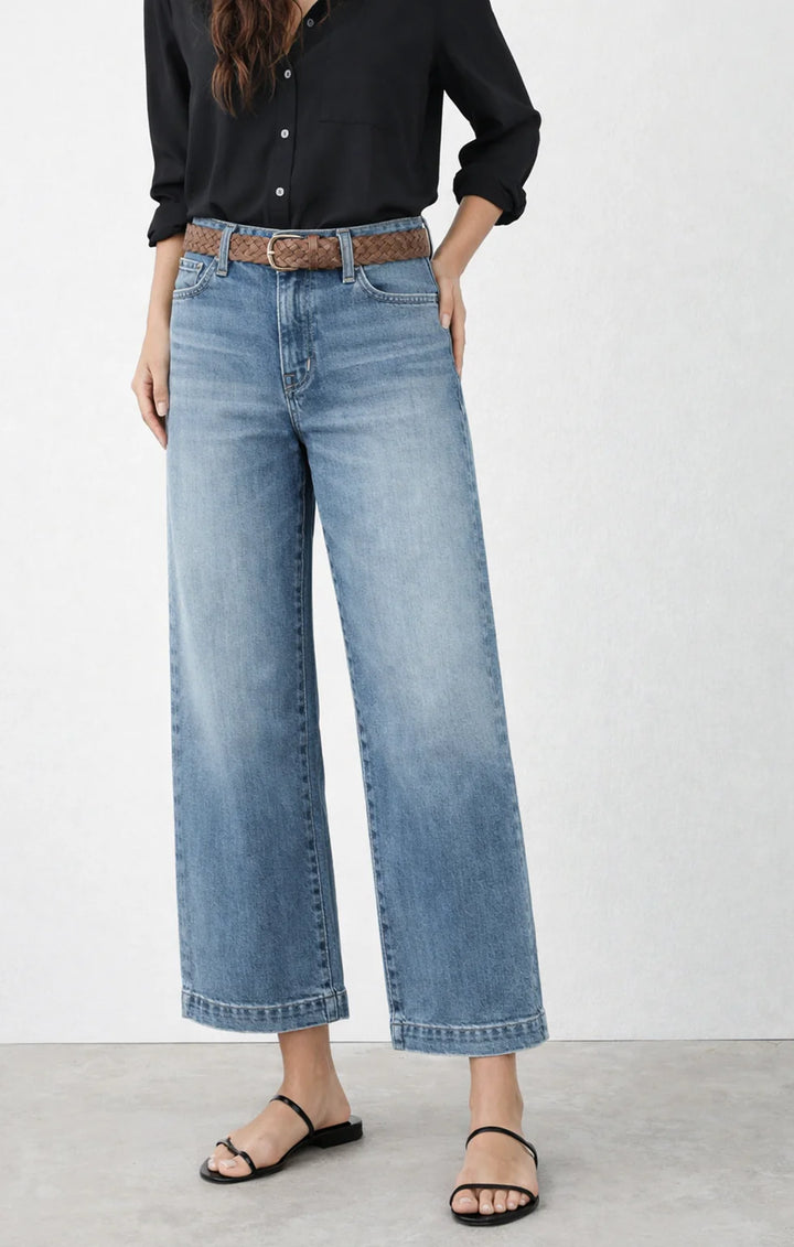 HYACINTH HIGH RISE CROP JEAN (DELFI BLUE) - FIDELITY