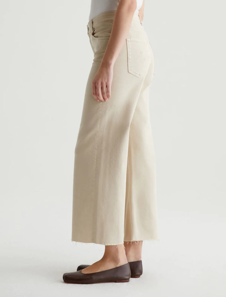 SAIGE WIDE LEG CROP (SULFUR DESERT ROCK) - A.G. DENIM