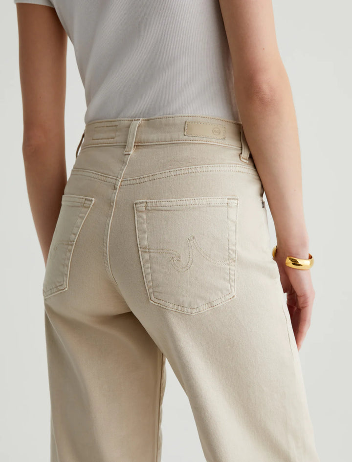 SAIGE WIDE LEG CROP (SULFUR DESERT ROCK) - A.G. DENIM