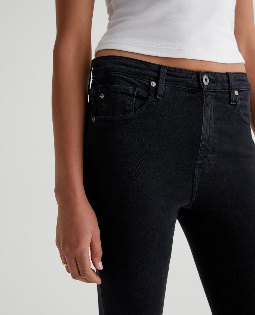 FARRAH BOOT CROP (SULFUR BLACK) - A.G. DENIM
