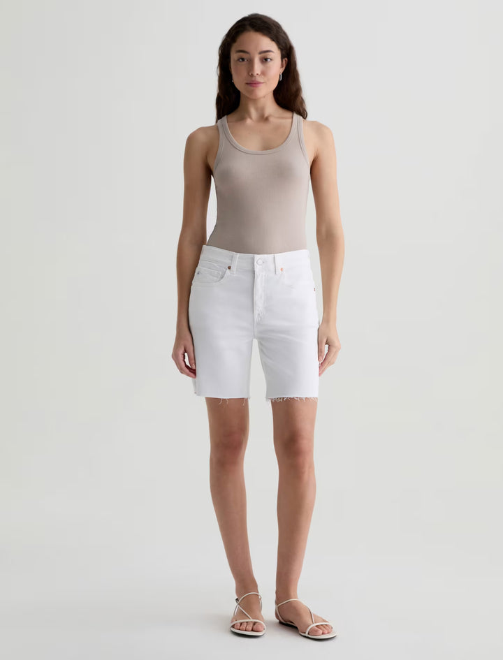 EX-BOYFRIEND SHORT (WHITE) - A.G. DENIM