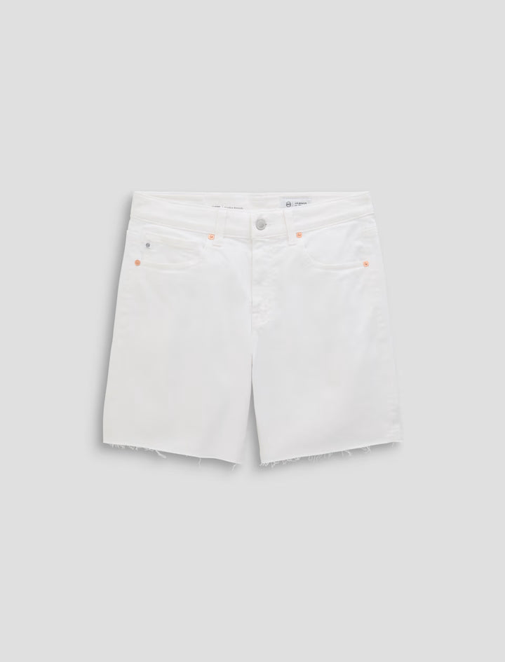 EX-BOYFRIEND SHORT (WHITE) - A.G. DENIM