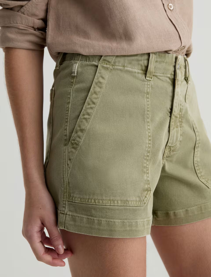 ANALEIGH SHORT (SURFUR BASIL) - A.G. DENIM