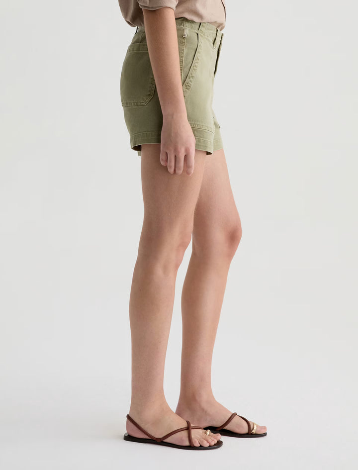 ANALEIGH SHORT (SURFUR BASIL) - A.G. DENIM